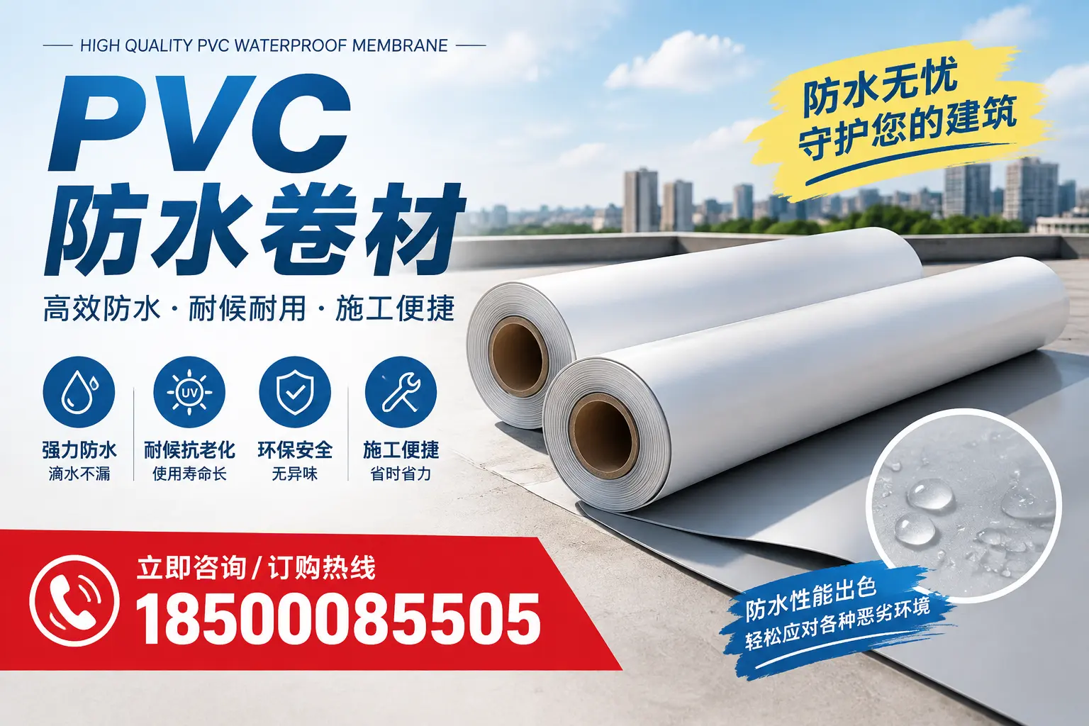 如何正确储存PVC防水卷材？毕节用户的实用建议